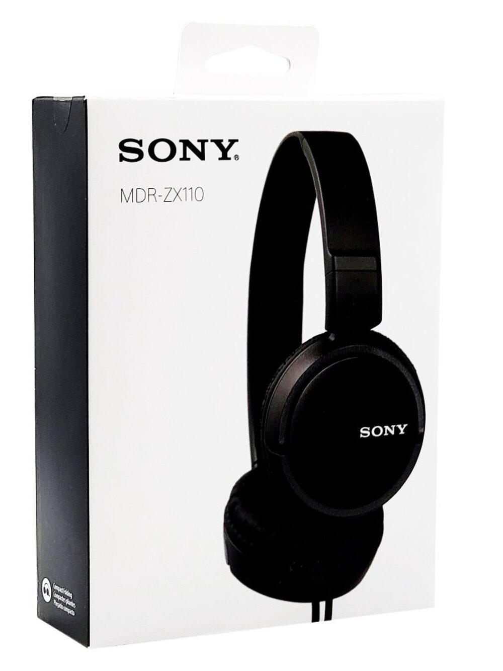 Sony MDR-ZX110 Wired On Ear Headphones Black Foldable New